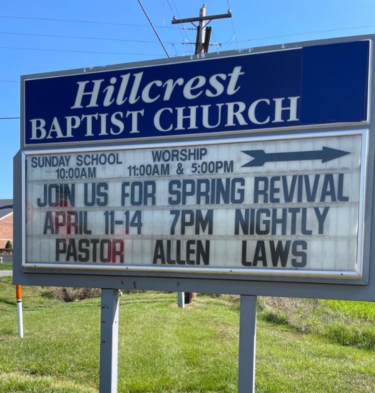 Hillcrest Baptist Church Home