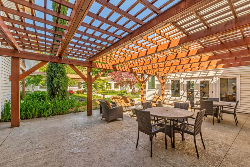 Courtyard at Mount Tabor