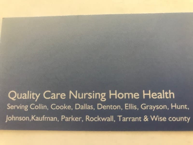 Quality Care Nursing Home Health,
