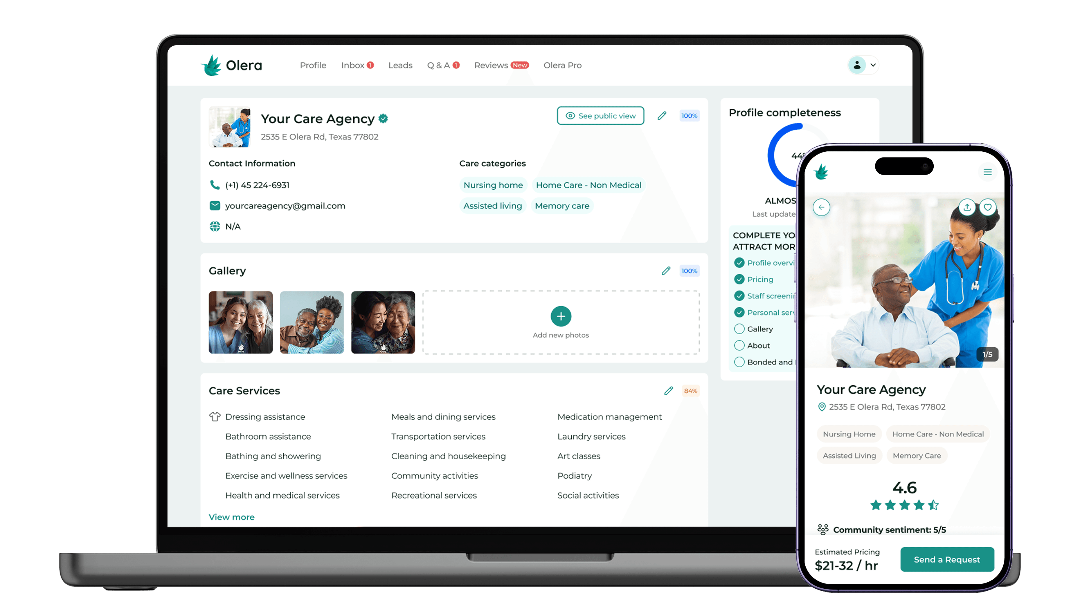 Profile — Set up your profile