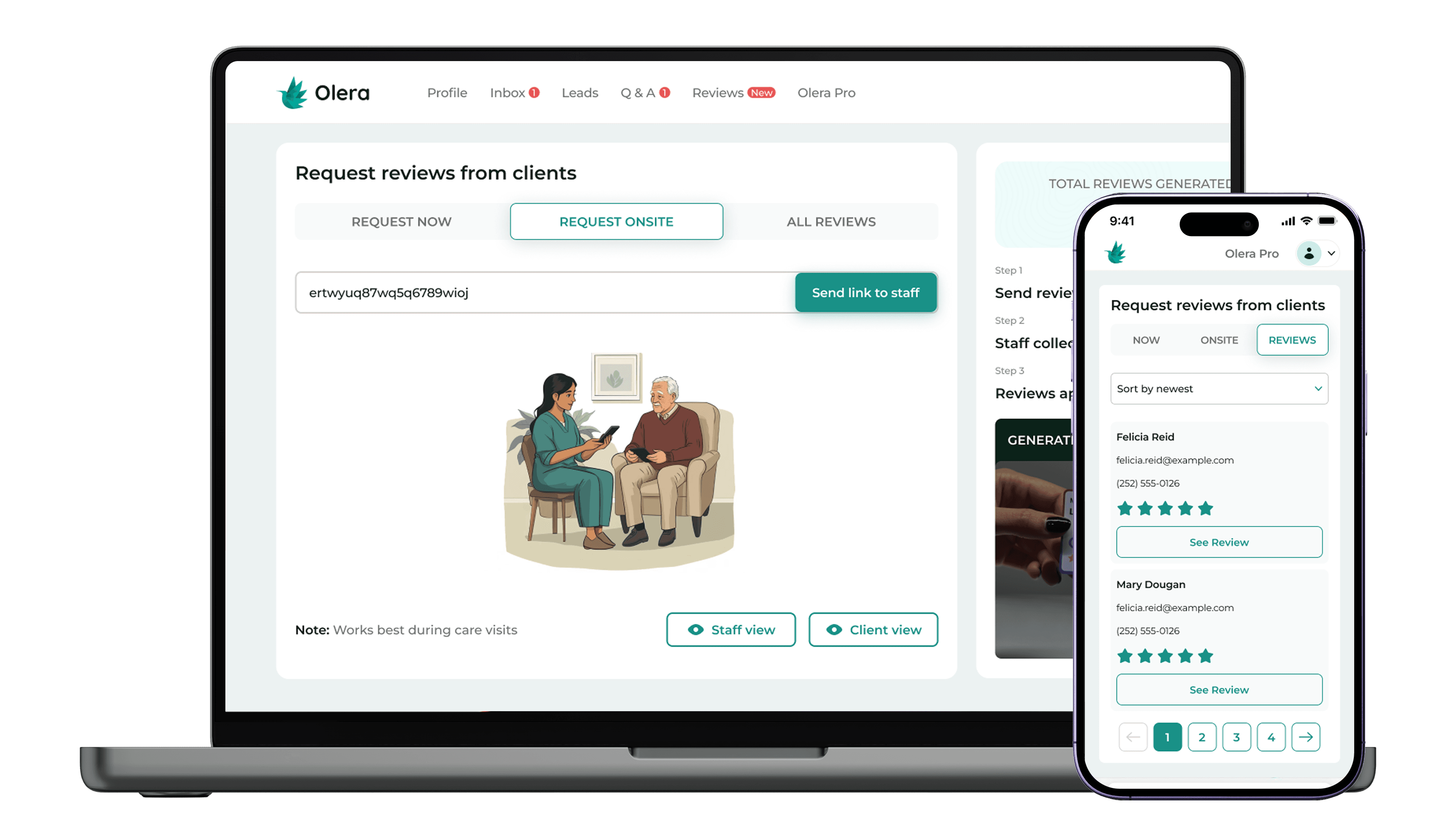 Reviews — Manage your reviews